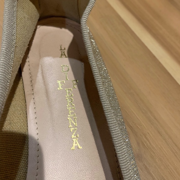 Michele Lopriore Milano Mia Ballet Flat in Galaxy Beige Size 39 - Picture 3 of 7